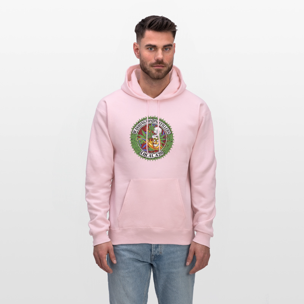 WASHINGTON PIPEFILLERS LOCAL 420 Men's Hoodie - pale pink
