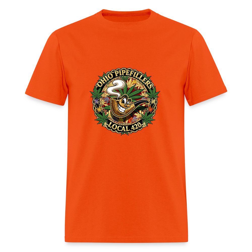 OHIO PIPEFILLERS LOCAL 420 Men's T-Shirt - orange