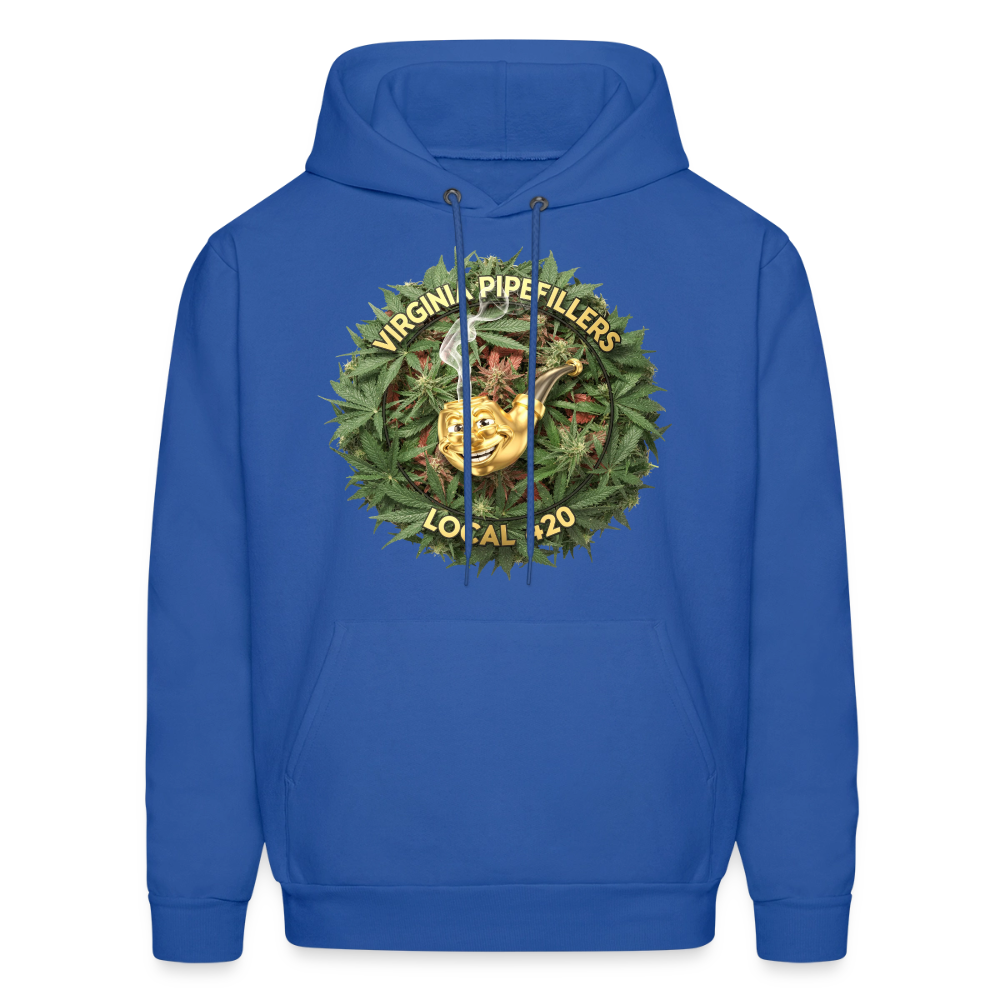 VIRGINIA PIPEFILLERS LOCAL 420 Men's Hoodie - royal blue