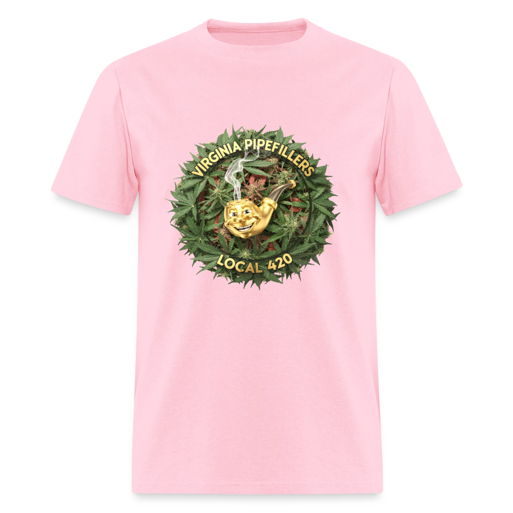 VIRGINIA PIPEFILLERS LOCAL 420 F/B DESIGN Men's T-Shirt - pink
