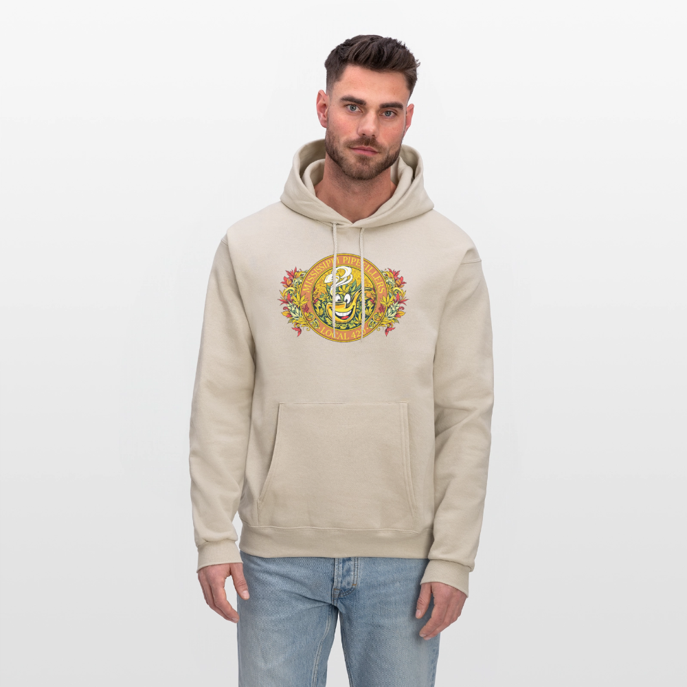 MISSISSIPPI PIPEFILLERS LOCAL 420 F/B DESIGNS Men's Hoodie - Sand