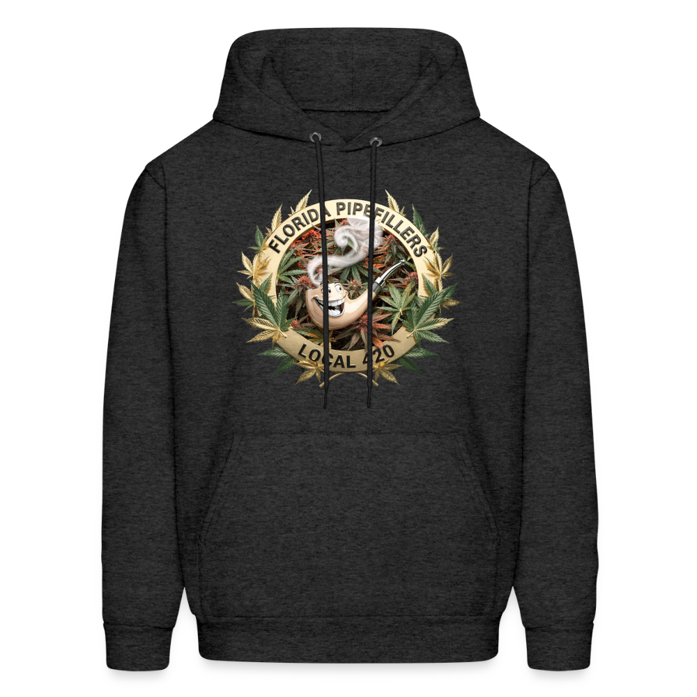FLORIDA PIPEFILLERS LOCAL 420 Men's Hoodie - charcoal grey
