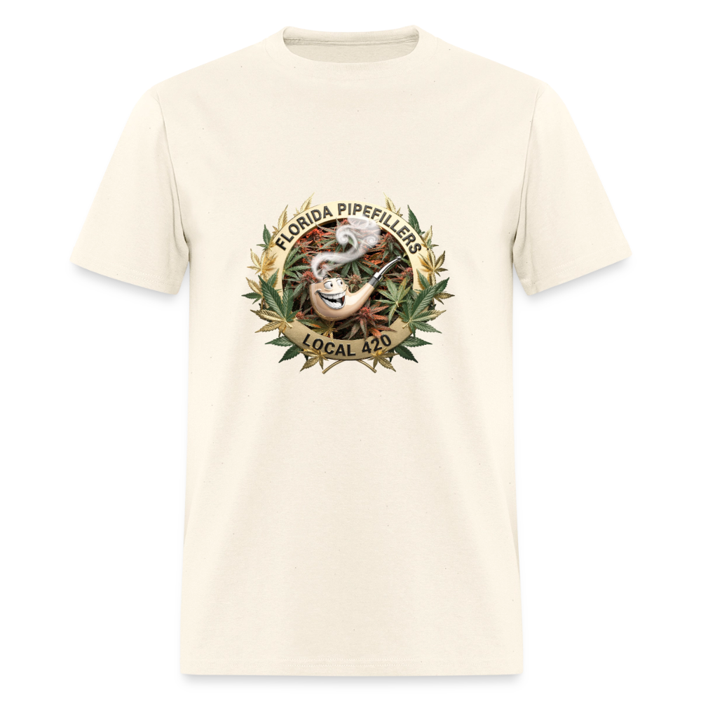 FLORIDA PIPEFILLERS LOCAL 420 Men's T-Shirt - sweet cream heather