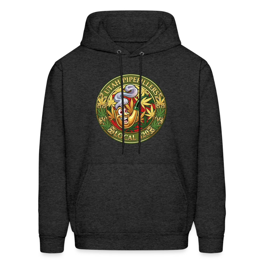 UTAH PIPEFILLERS LOCAL 420 Men's Hoodie - charcoal grey
