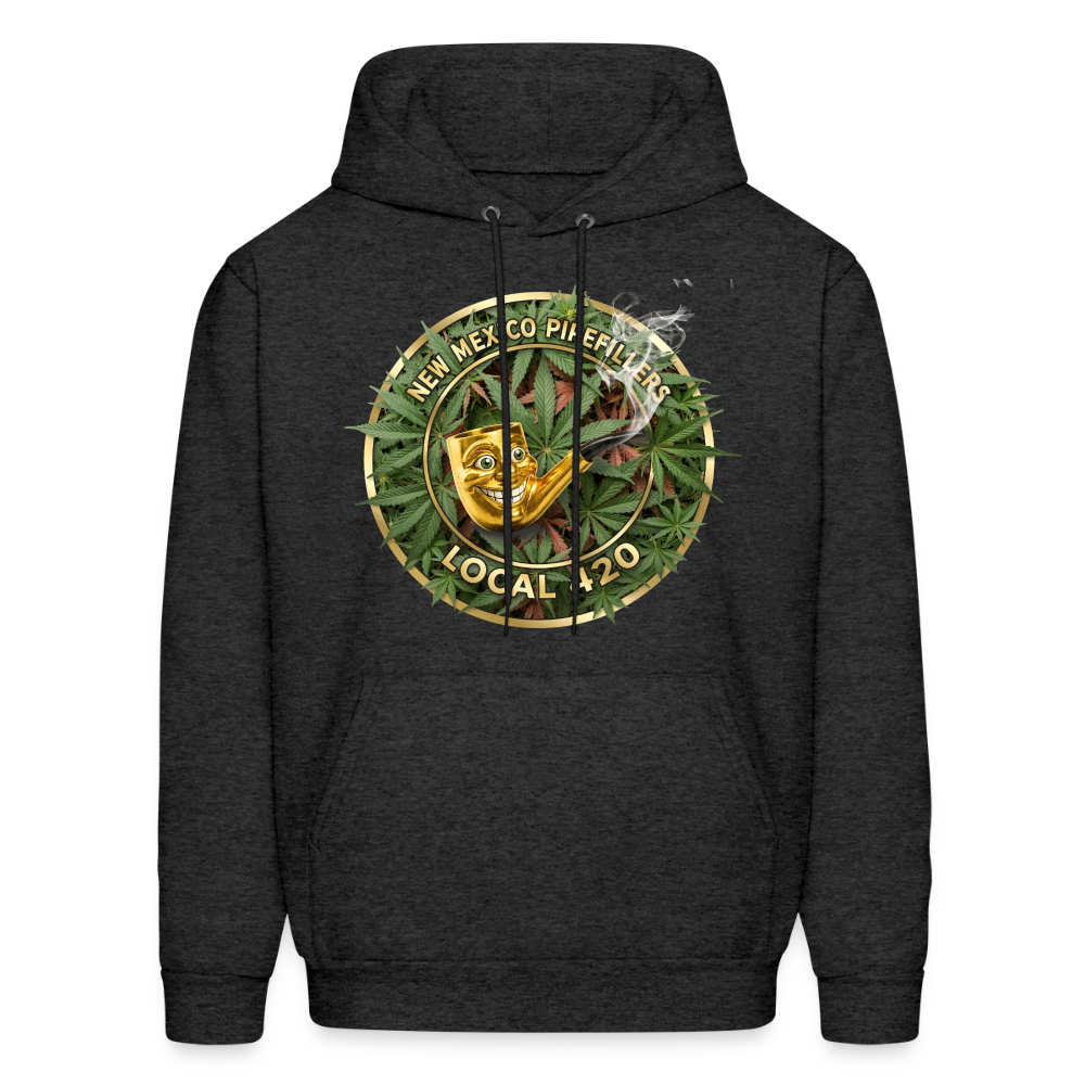 NEW MEXICO PIPEFILLERS LOCAL 420 Men's Hoodie - charcoal grey