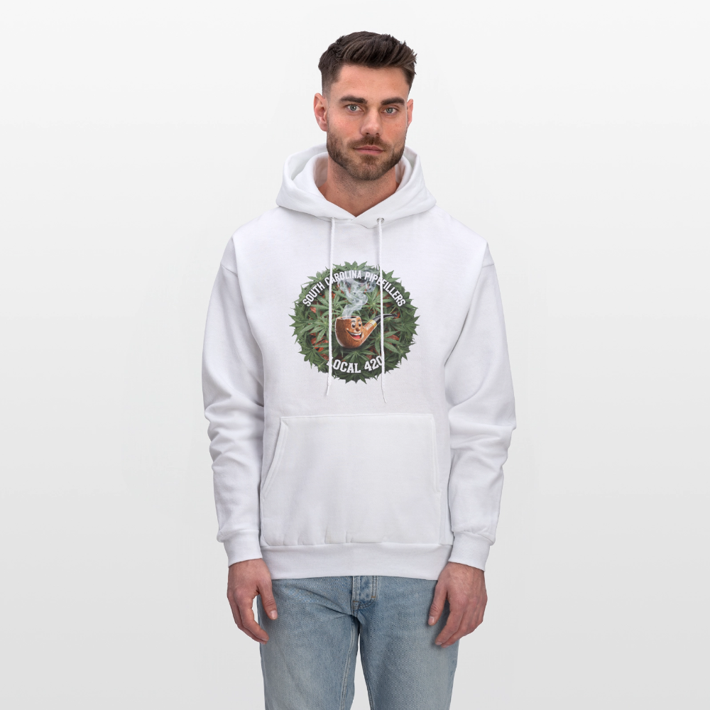 SOUTH CAROLINA PIPEFILLERS LOCAL 420 F/B DESIGN Men's Hoodie - white