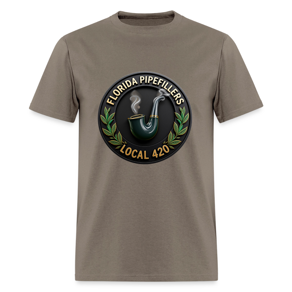 FLORIDA PIPEFILLERS LOCAL 420 Men's T-Shirt - safari