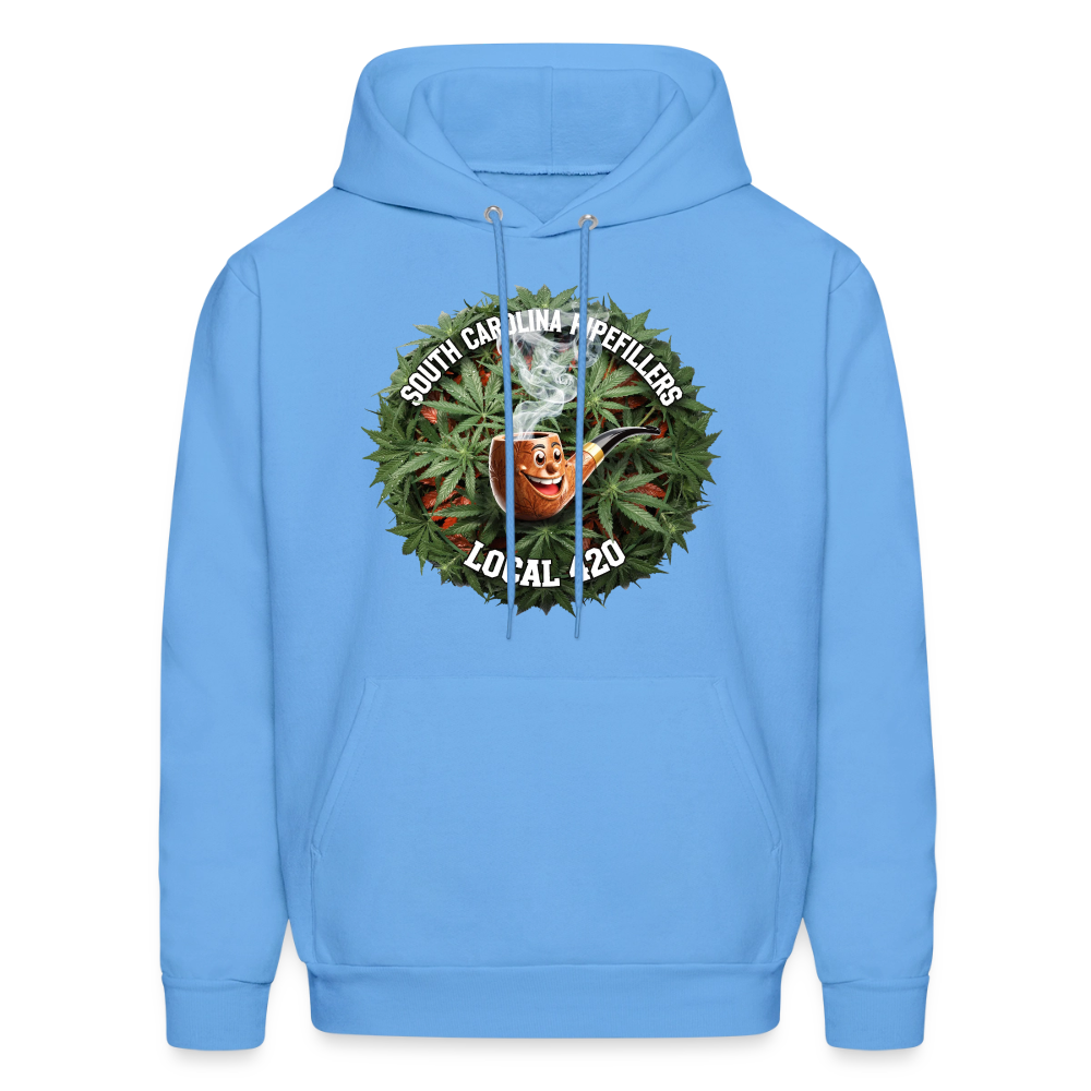 SOUTH CAROLINA PIPEFILLERS LOCAL 420 Men's Hoodie - carolina blue