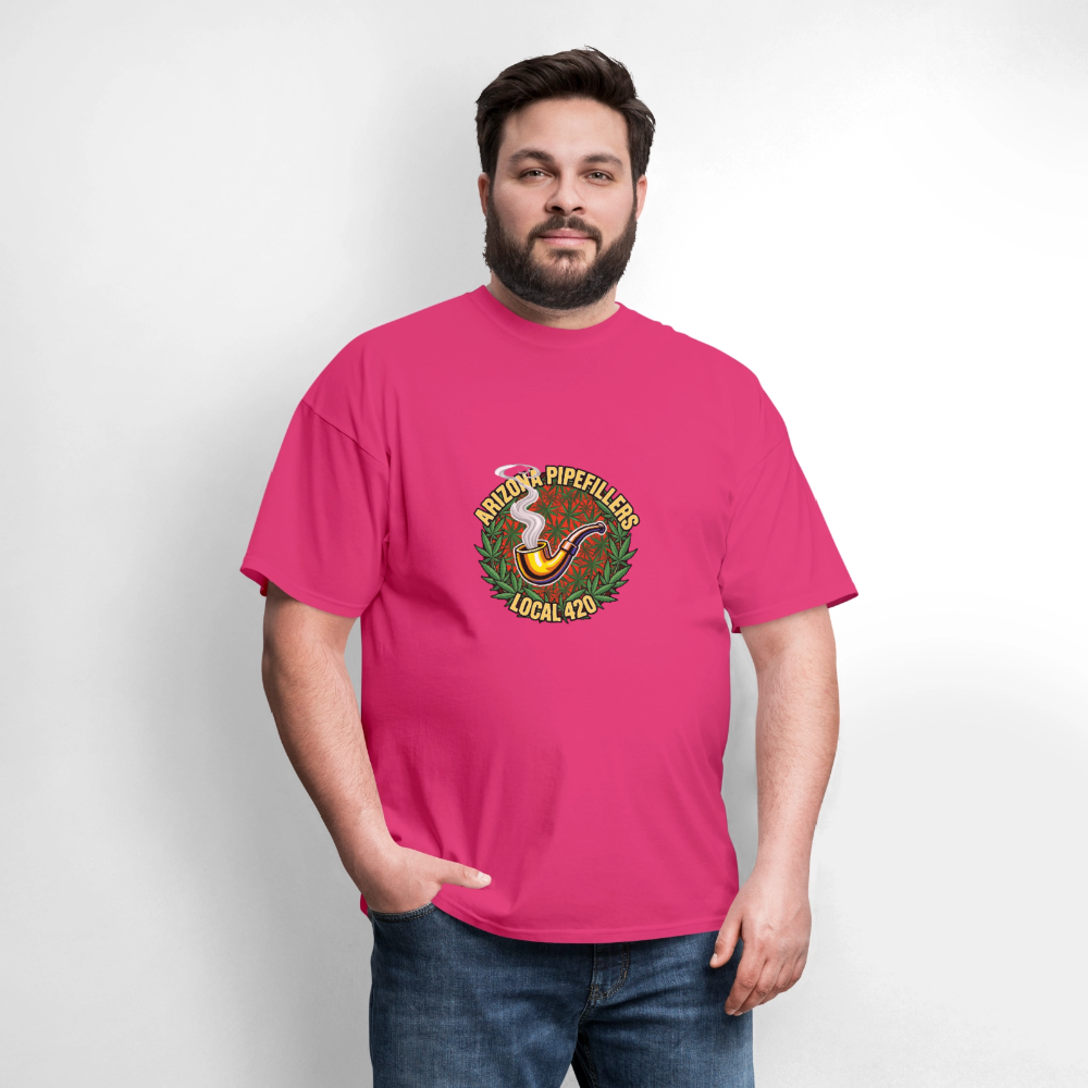 ARIZONA PIPEFILLERS LOCAL 420 MEN'S T-Shirt - fuchsia