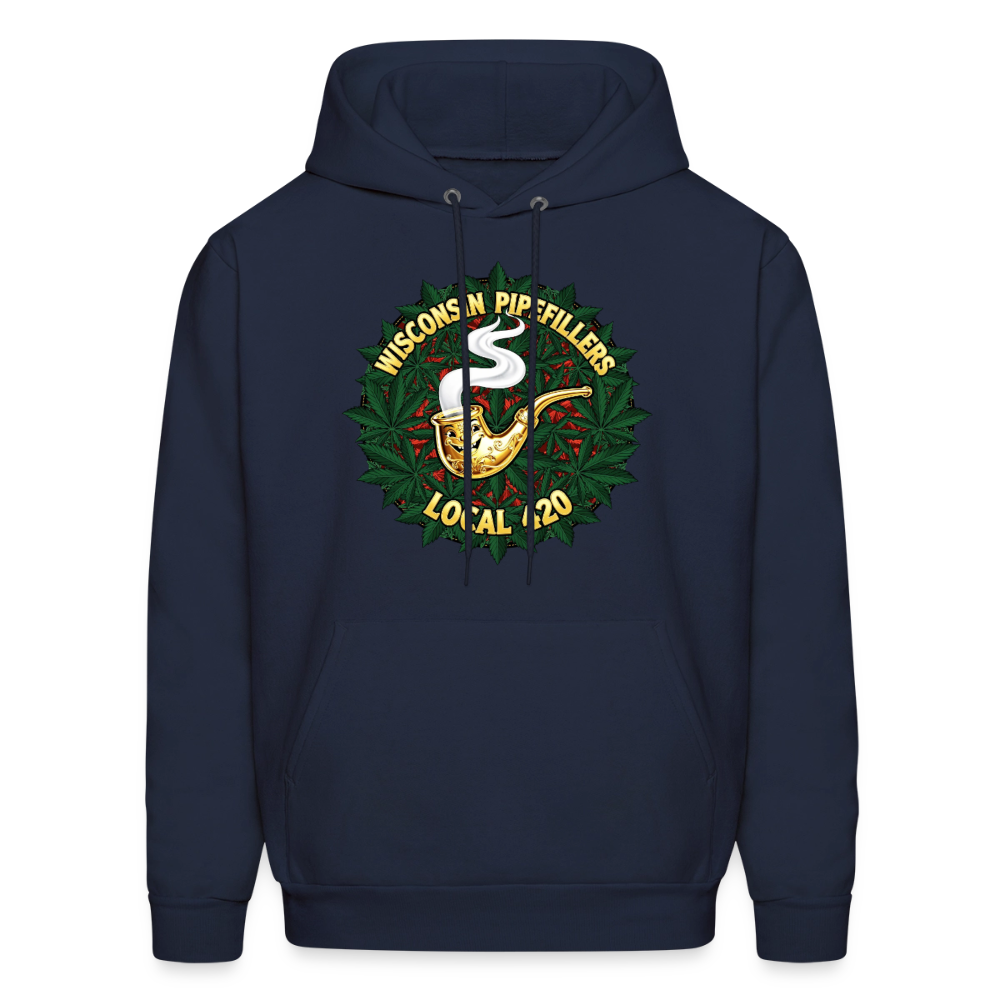 WISCONSIN PIPEFILLERS LOCAL 420 Men's Hoodie - navy