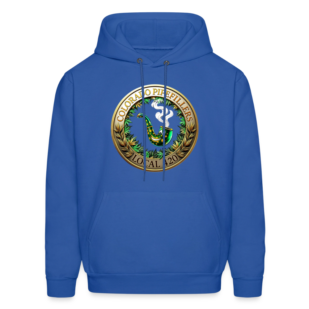 COLORADO PIPEFILLERS LOCAL 420 Men's Hoodie - royal blue