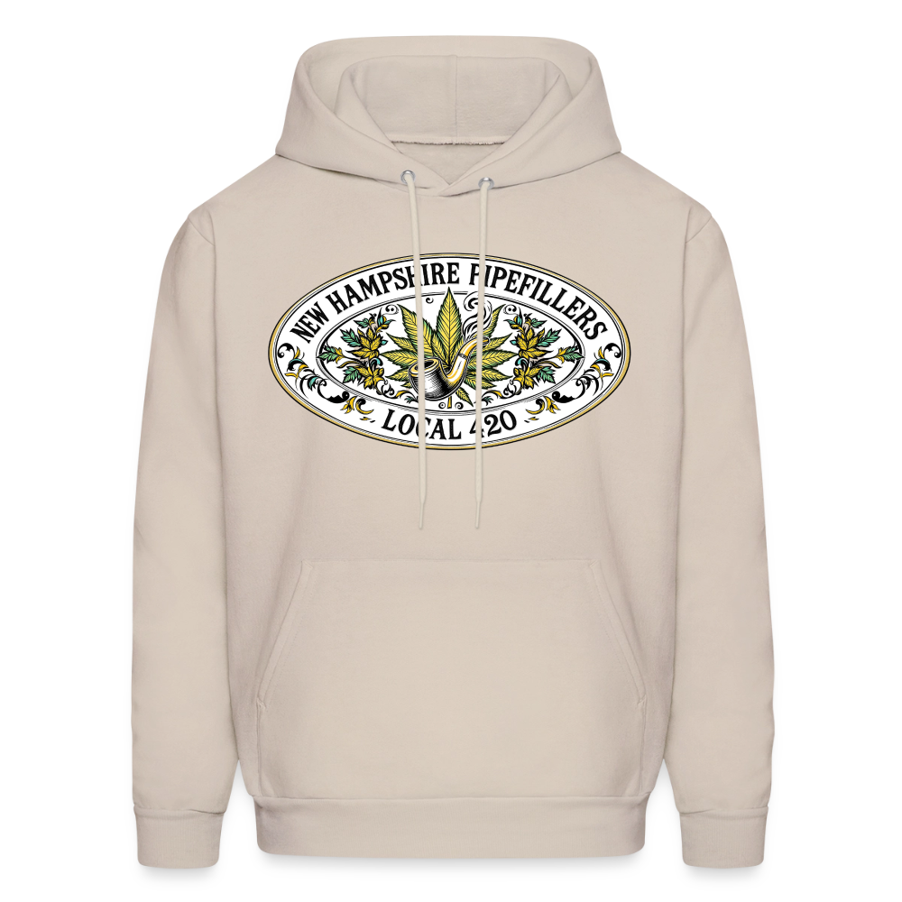 NEW HAMPSHIRE PIPEFILLERS LOCAL 420 Men's Hoodie - Sand