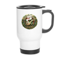 WYOMING PIPEFILLERS LOCAL 420 14oz Stainless Steel Travel Mug - white