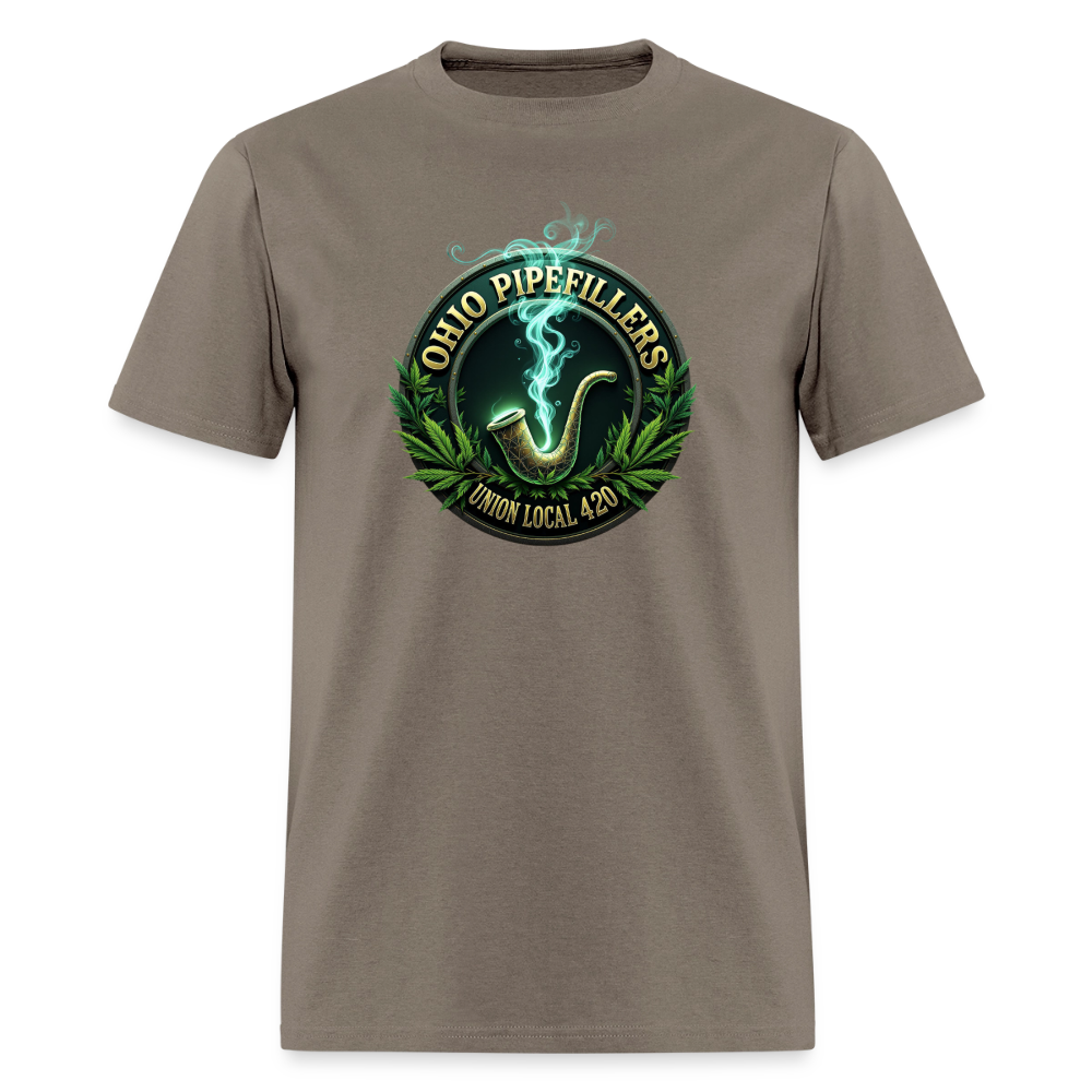 OHIO PIPEFILLERS UNION LOCAL 420 Men's T-Shirt - safari