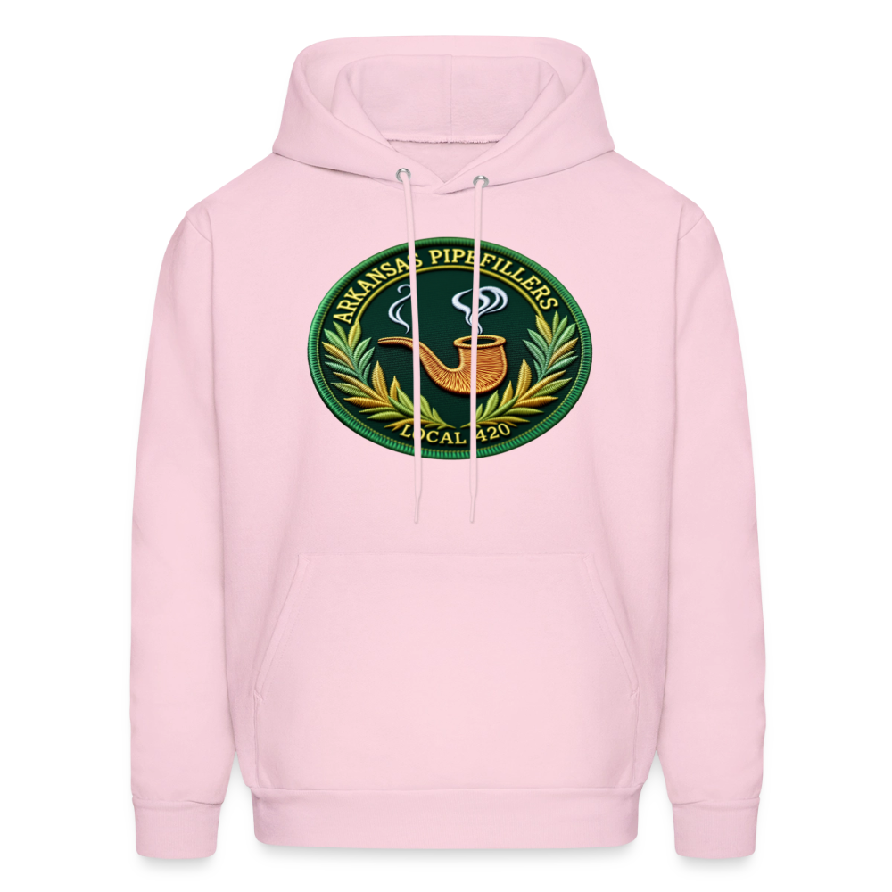 ARKANSAS PIPEFILLERS LOCAL 420  Men's T-Shirt - pale pink