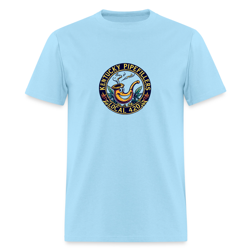 KENTUCKY  PIPEFILLERS LOCAL 420 Men's T-Shirt - powder blue