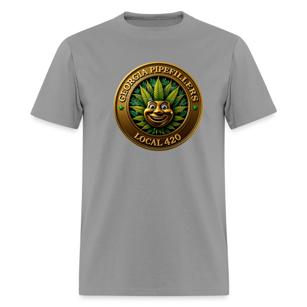 GEORGIA PIPEFILLERS LOCAL 420 F/B DESIGN  Men's T-Shirt - rock