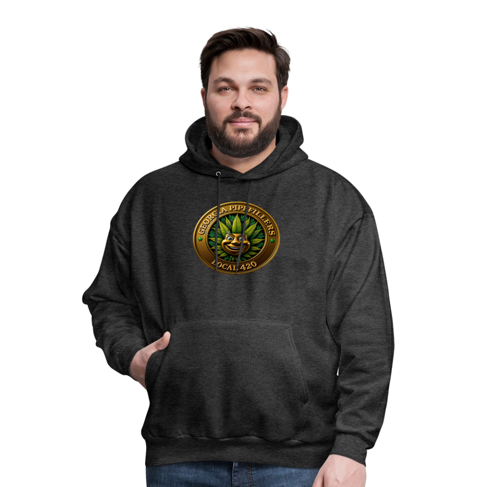 GEORGIA PIPEFILLERS LOCAL 420 Men's Hoodie - charcoal grey