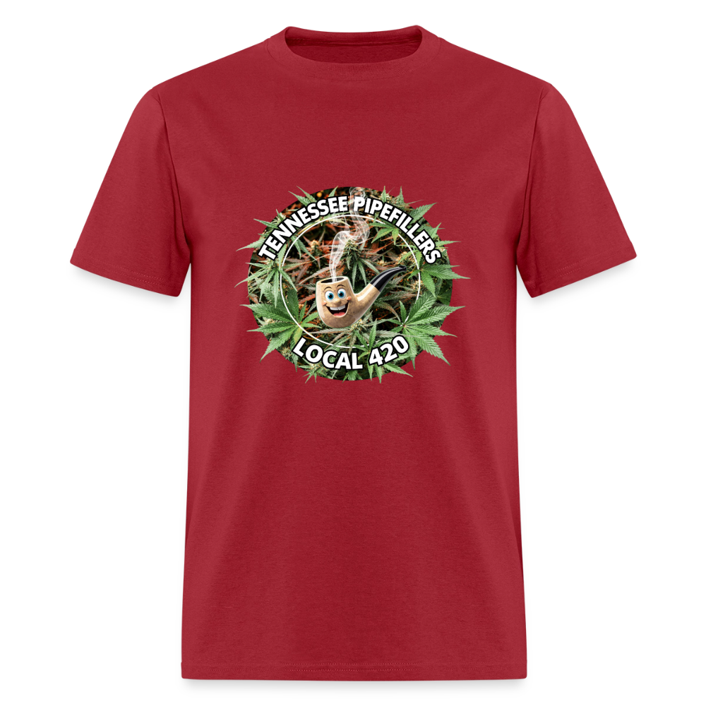 TENNESSEE PIPEFILLERS LOCAL 420 Men's T-Shirt - true red