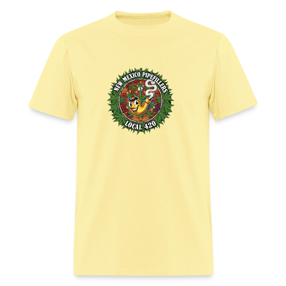 NEW MEXICO PIPEFILLERS LOCAL 420 MEN'S T-Shirt - cornsilk