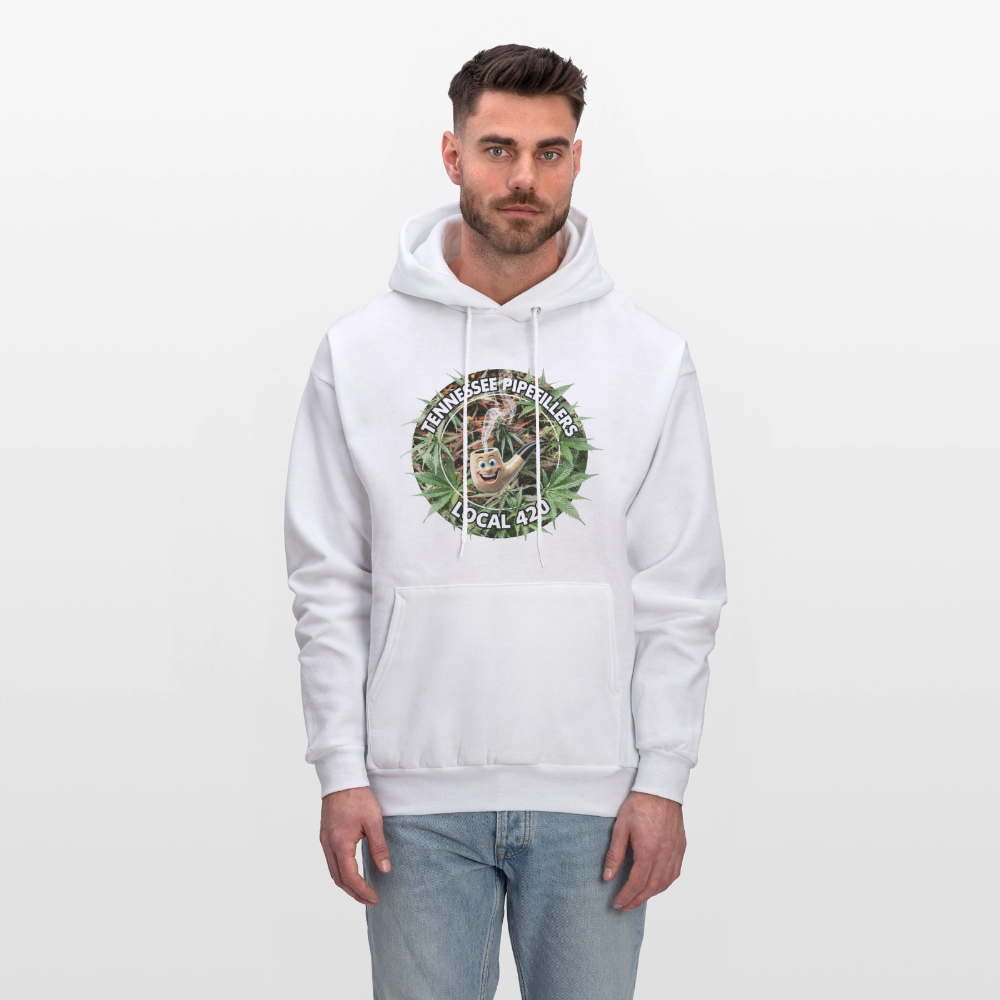 TENNESSEE PIPEFILLERS LOCAL 420 Men's  Hoodie - white