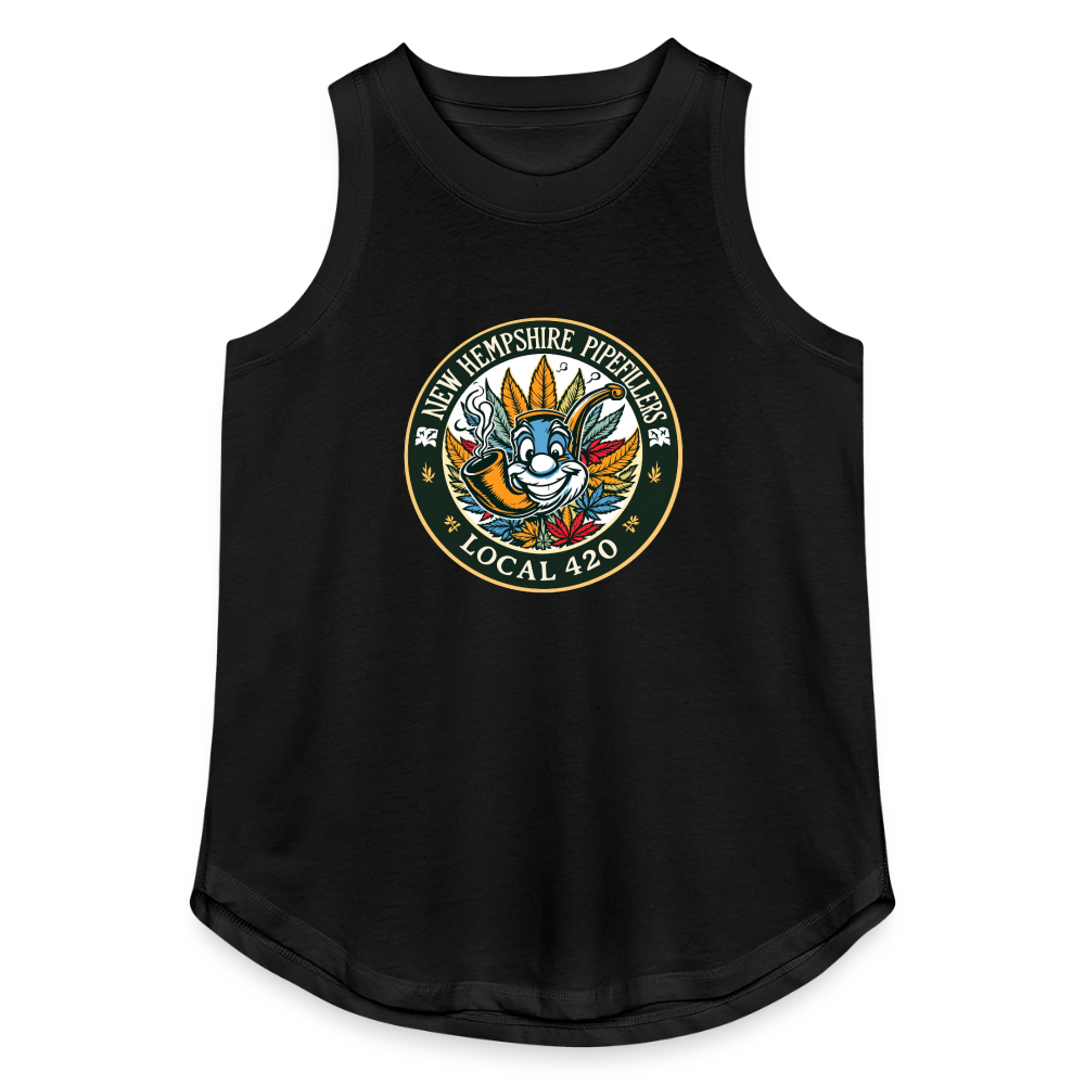 NEW HEMPSHIRE PIPEFILLERS LOCAL 420 Women's Relaxed Tank Top - black