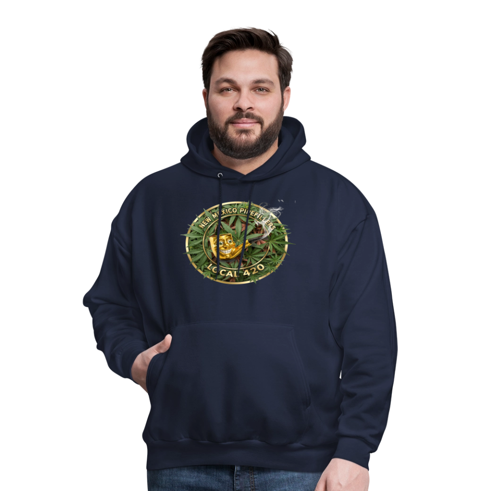 NEW MEXICO PIPEFILLERS LOCAL 420 Men's Hoodie - navy