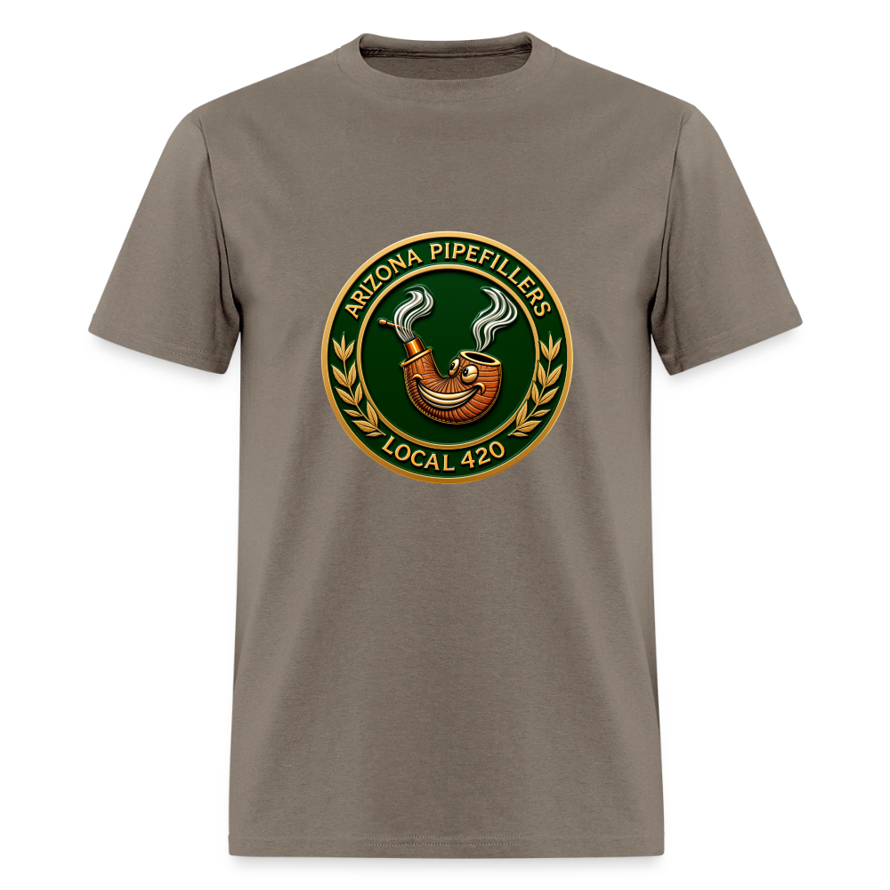 ARIZONIA PIPEFILLERS LOCAL 420 Men's T-Shirt - safari