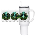 OHIO PIPEFILLERS UNION LOCAL 420 40oz Travel Tumbler - white