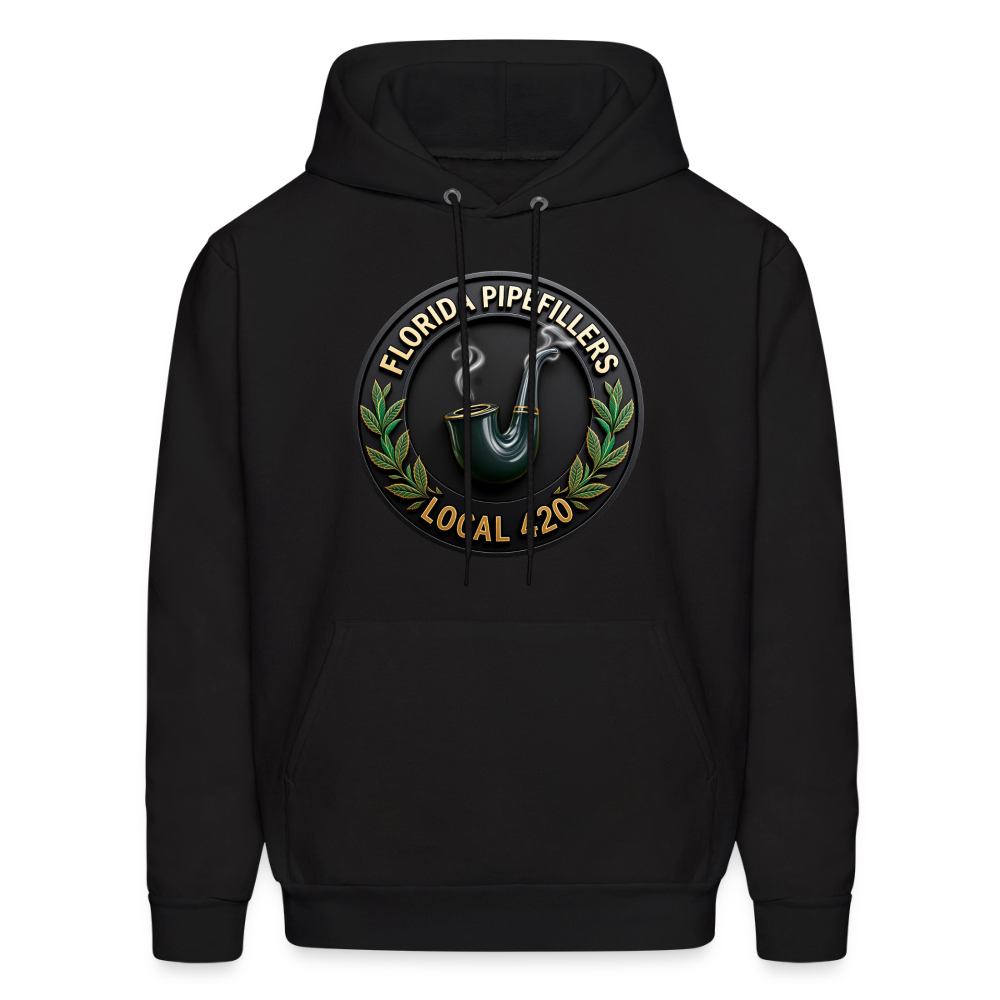 FLORIDA PIPEFILLERS LOCAL 420 F/B DESIGN Men's Hoodie - black
