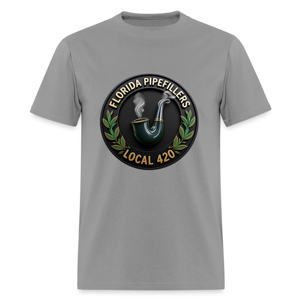 FLORIDA PIPEFILLERS LOCAL 420 F/B DESIGN Men's T-Shirt - rock