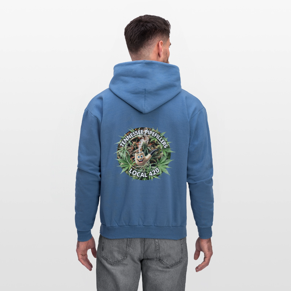 TENNESSEE PIPEFILLERS LOCAL 420 F/B DESIGN Men's  Hoodie - denim blue