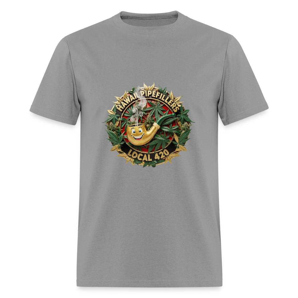 HAWAII PIPEFILLERS LOCAL 420 Men's T-Shirt - rock