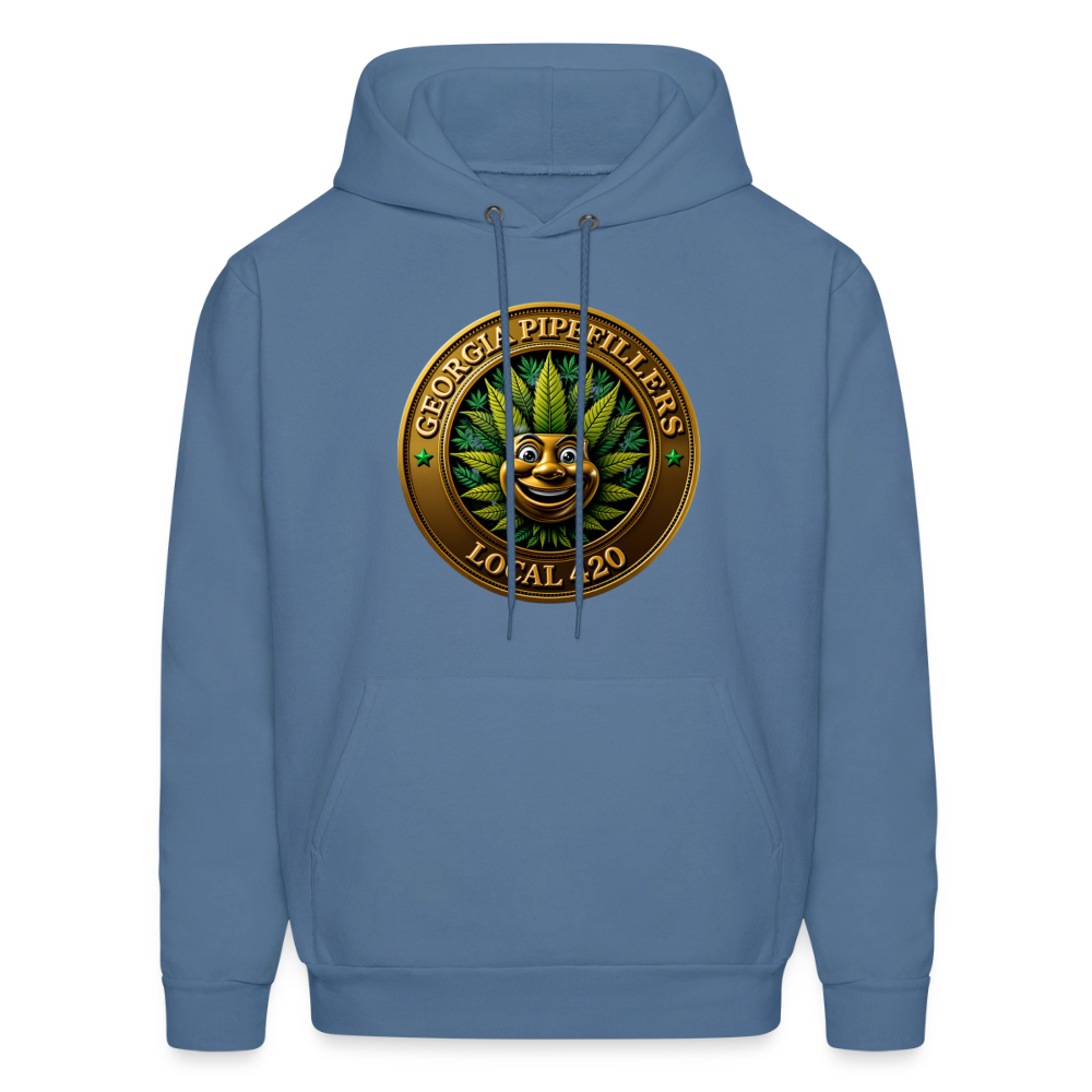 GEORGIA PIPEFILLERS LOCAL 420 Men's Hoodie - denim blue