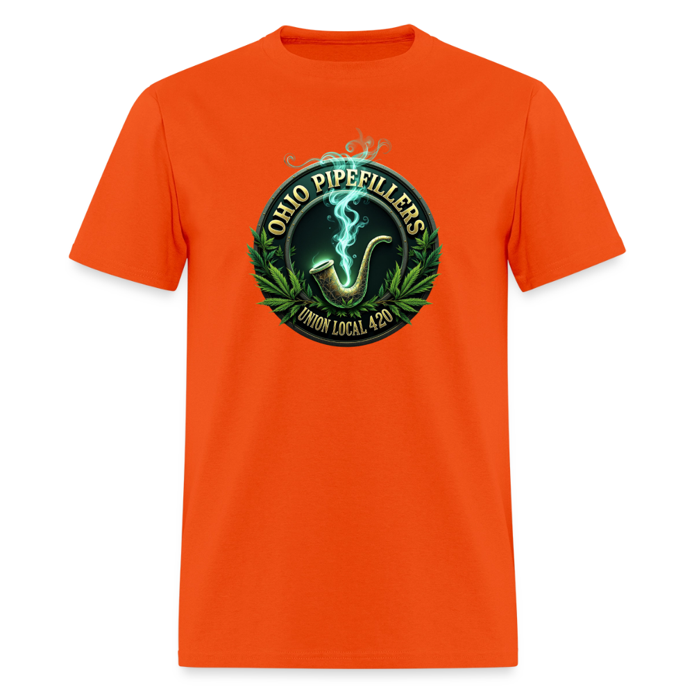 OHIO PIPEFILLERS UNION LOCAL 420 Men's T-Shirt - orange