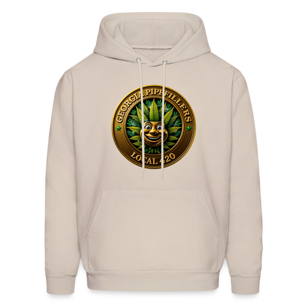 GEORGIA PIPEFILLERS LOCAL 420 F/B DESIGN Men's Hoodie - Sand