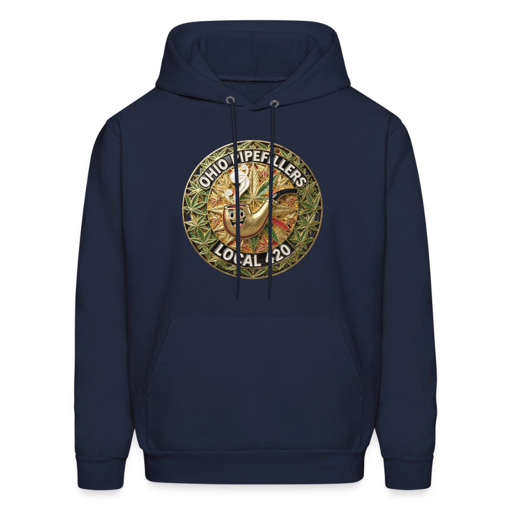OHIO PIPEFILLERS LOCAL 420  F/B DESIGNS Men's Hoodie - navy