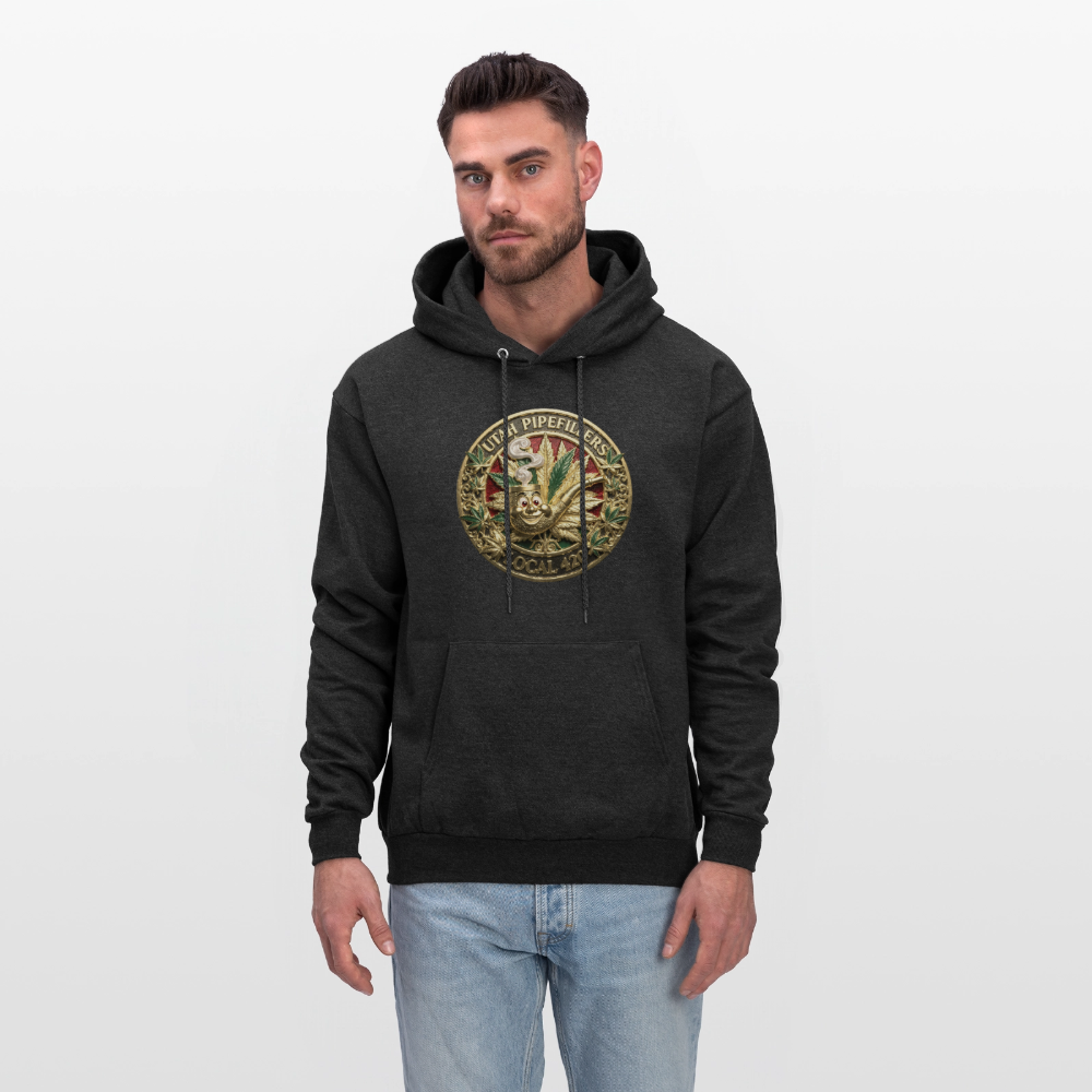 UTAH PIPEFILLERS LOCAL 420 Men's  Hoodie - charcoal grey