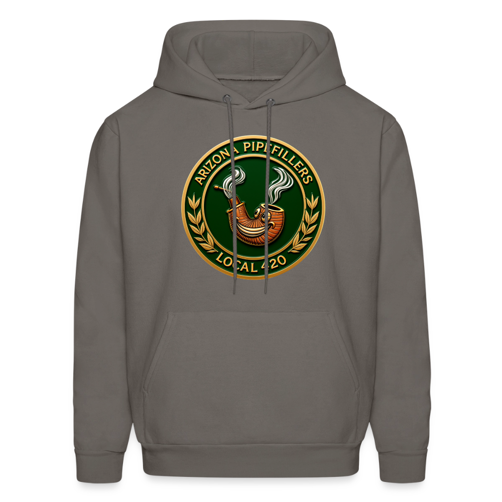 ARIZONIA PIPEFILLERS LOCAL 420 Men's Hoodie - asphalt gray
