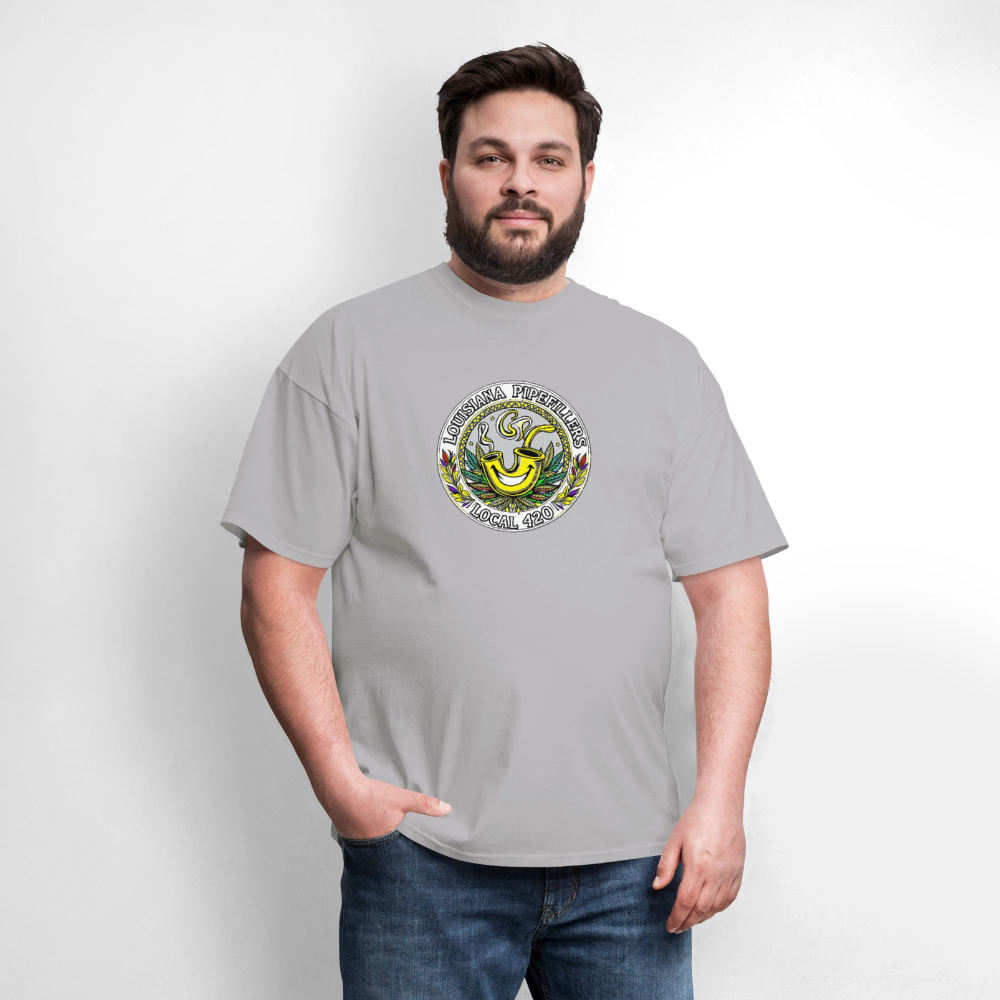 LOUISIANA PIPEFILLERS LOCAL 420 Men's T-Shirt - rock
