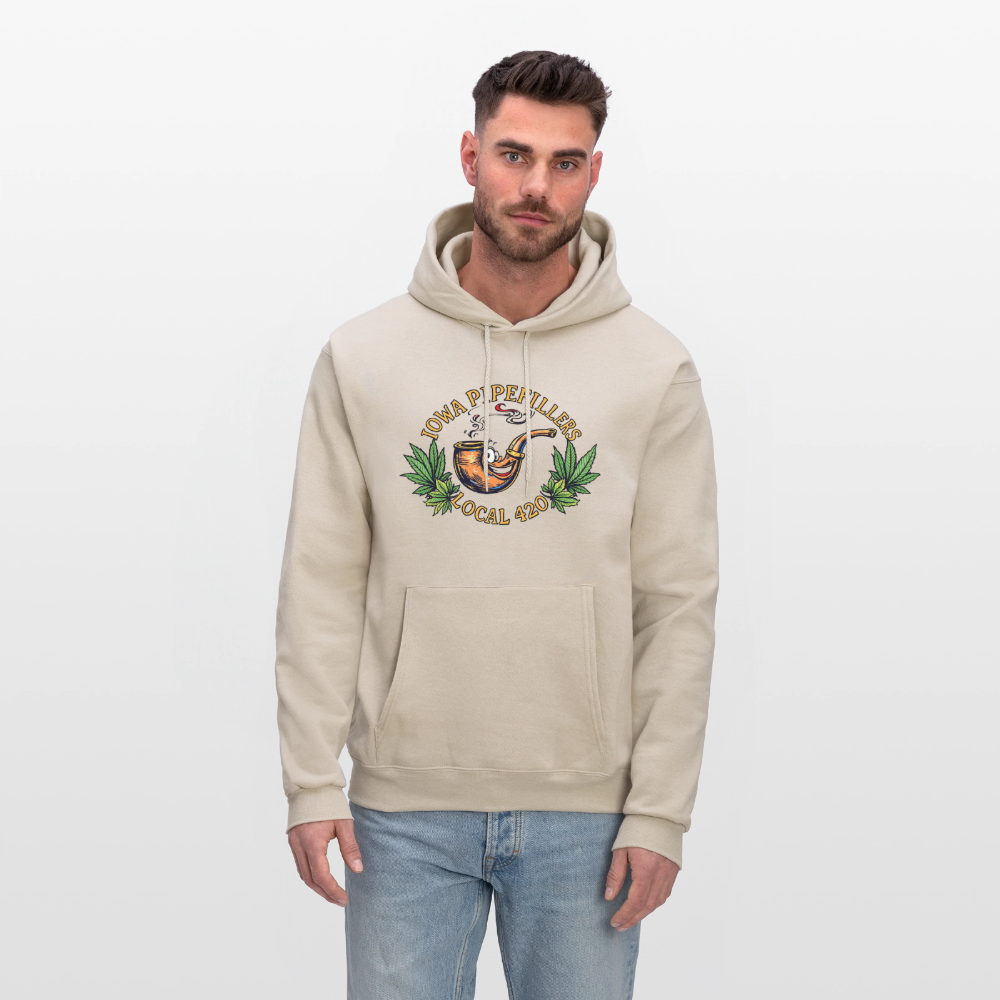 IOWA PIPEFILLERS LOCAL 420 F/B DESIGN Men's Hoodie - Sand