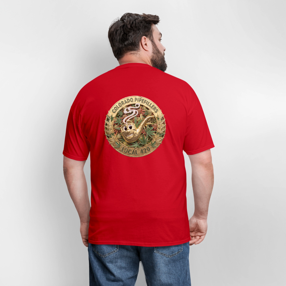 COLORADO PIPEFILLERS LOCAL 420 Men's T-Shirt - red