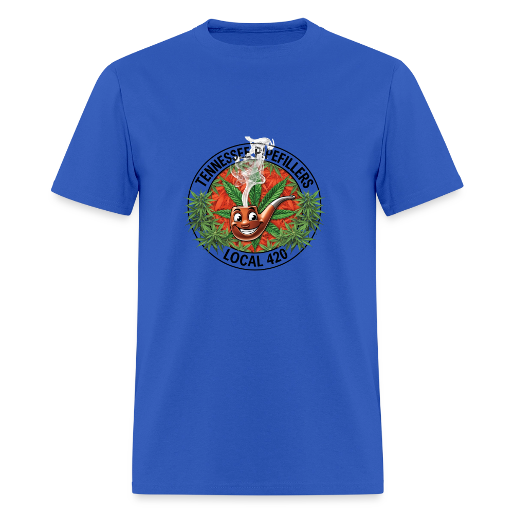 TENNESSEE PIPEFILLERS LOCAL 420 Men's T-Shirt - royal blue