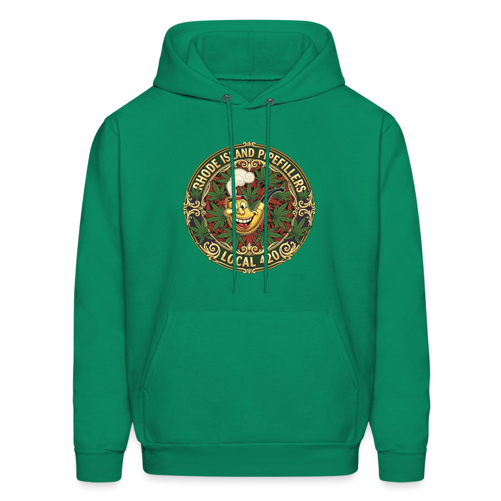 TEXAS PIPEFILLERS LOCAL 420 Men's Hoodie - kelly green