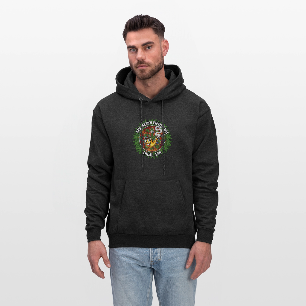NEW MEXICO PIPEFILLERS LOCAL 420 Men's Hoodie - charcoal grey