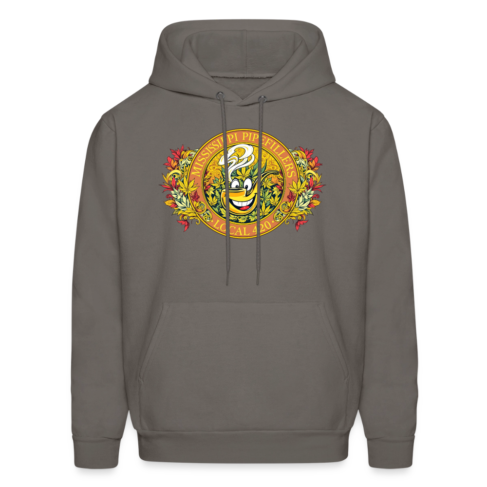 MISSISSIPPI PIPEFILLERS LOCAL 420 F/B DESIGNS Men's Hoodie - asphalt gray
