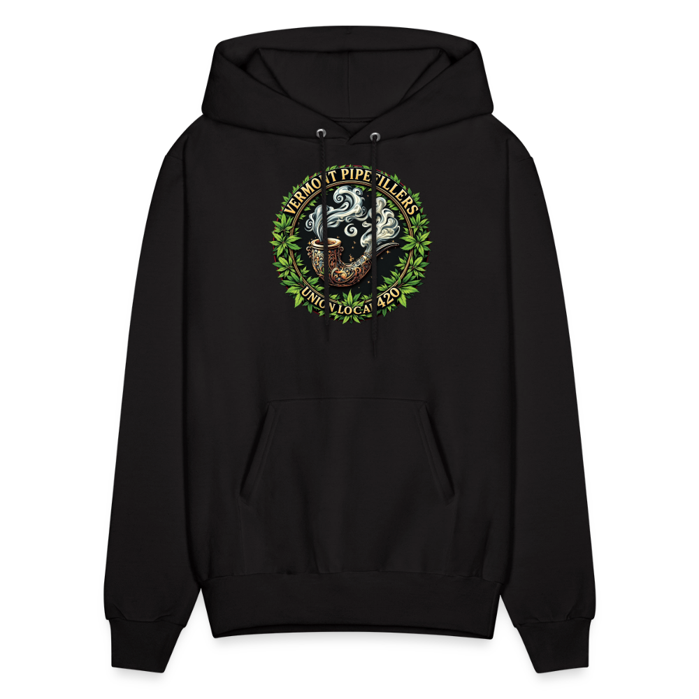VERMONT PIPEFILLERS LOCAL 420 Men's Hoodie - black
