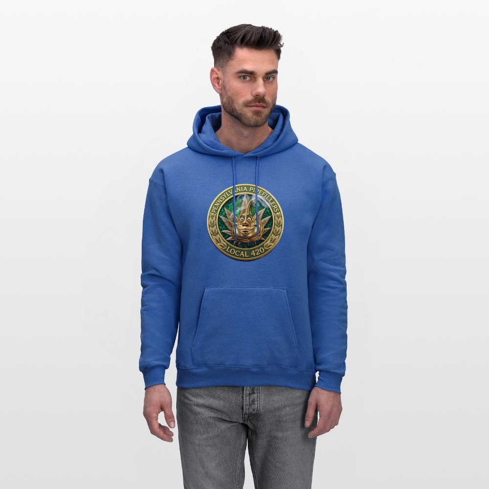 PENNSYLVANIA  PIPEFILLERS LOCAL 420 Men's Hoodie - royal blue