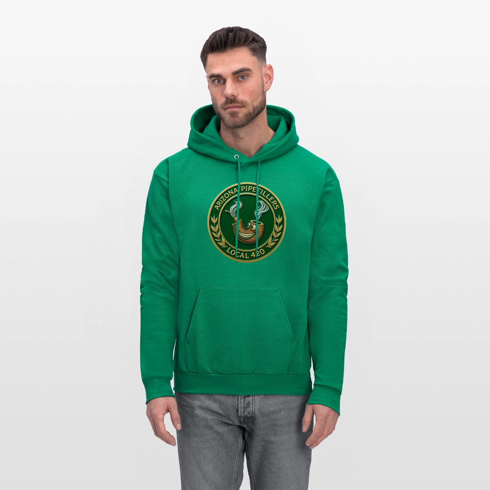 ARIZONIA PIPEFILLERS LOCAL 420 Men's Hoodie - kelly green