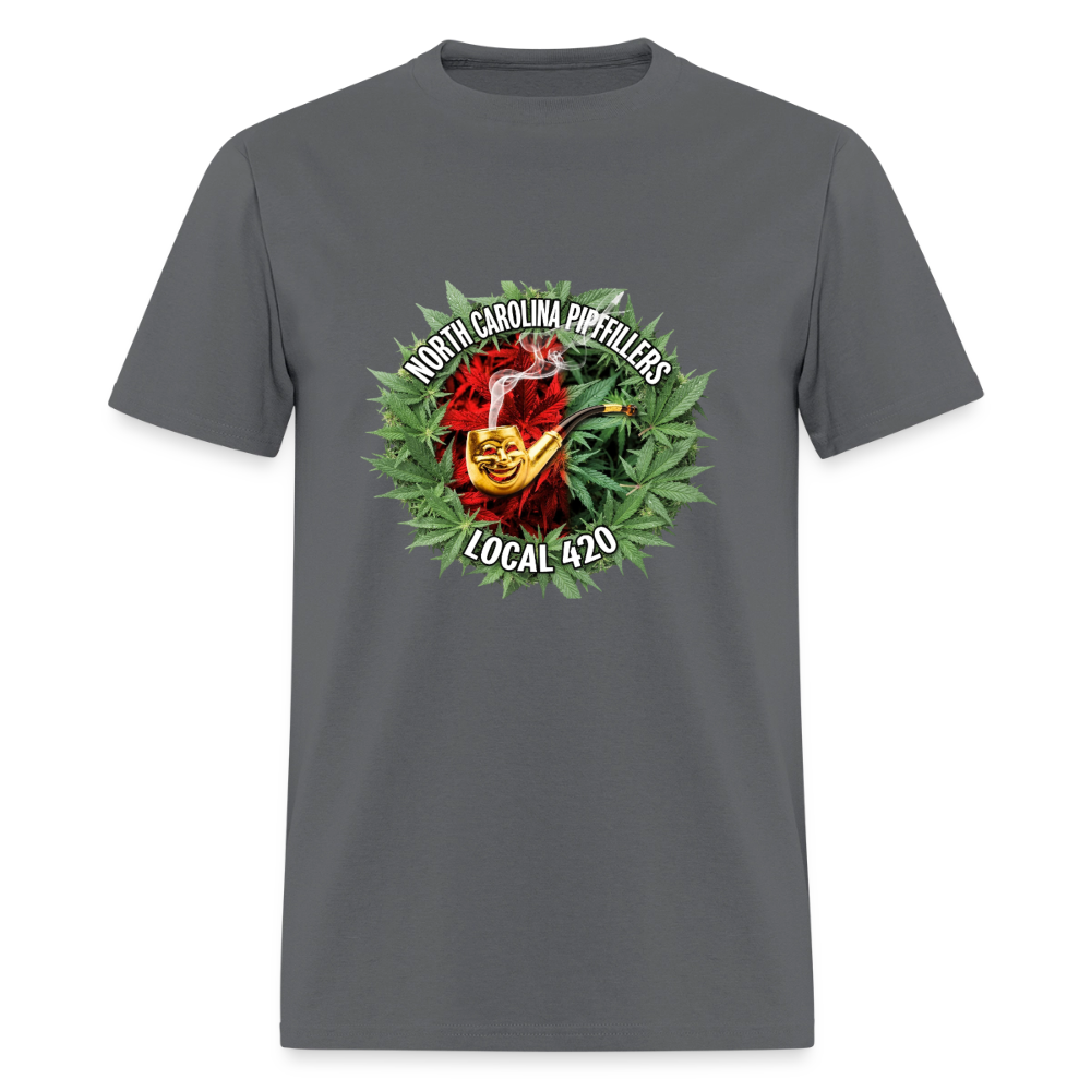 NORTH CAROLINA PIPEFILLERS LOCAL 420 Men's T-Shirt - charcoal